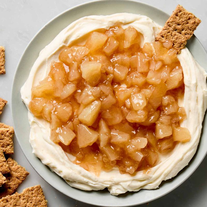 Apple Pie Overnight Cheesecake Dip