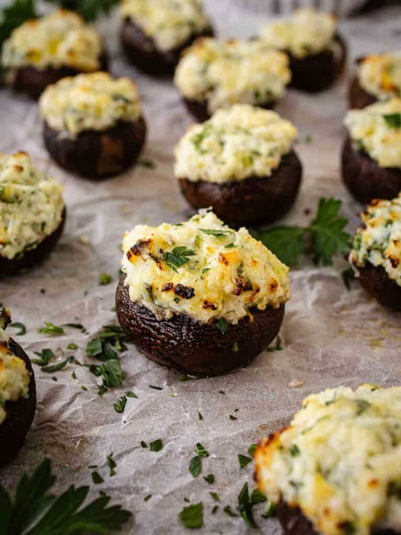 Ricotta Stuffed Mushrooms