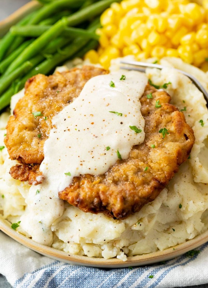 Chicken Fried Steak: Crunch Meets Cream Gravy