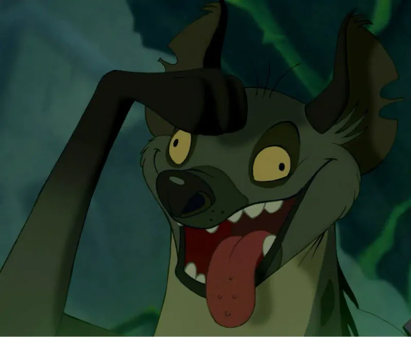 Ed the Hyena: No Words Needed