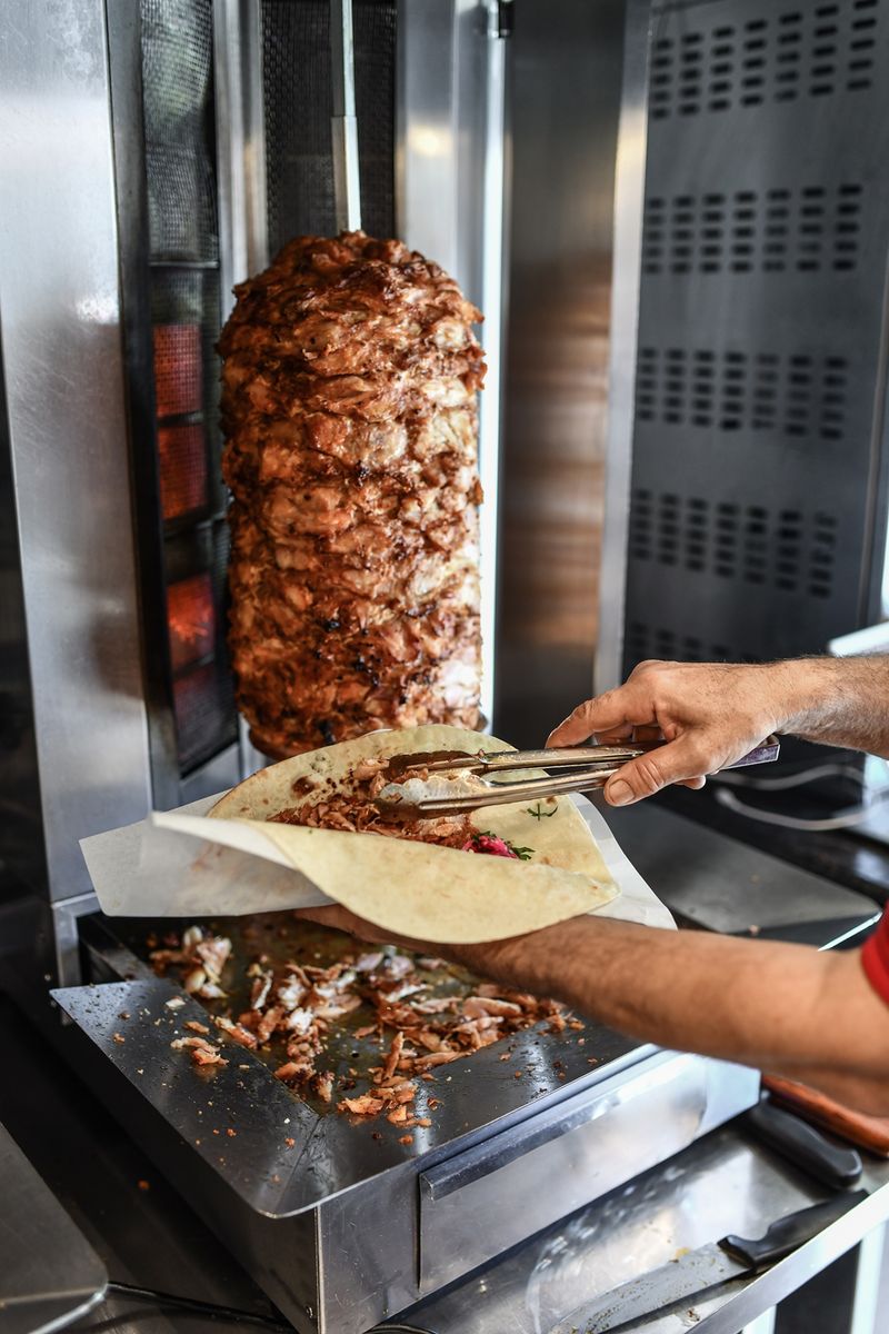Doner Kebab in Istanbul, Turkey