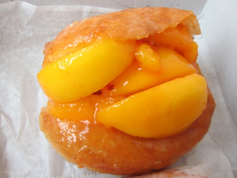 Peach Season at The Donut Man