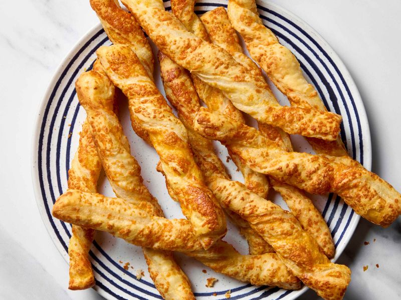 Cheesy Twisted Straws