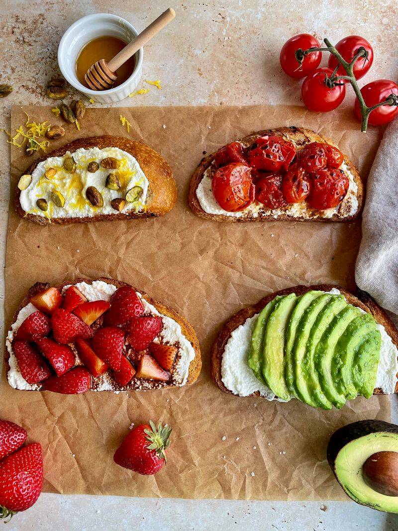 Ricotta Toast For Quick Breakfasts