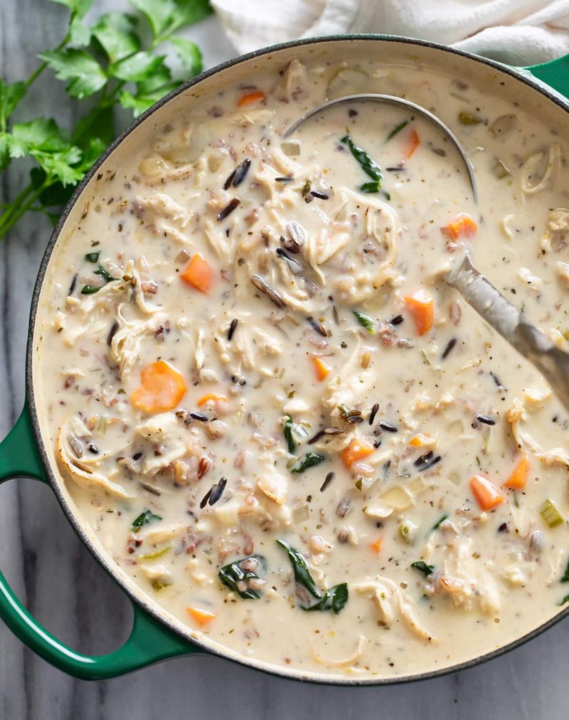 Creamy Chicken and Wild Rice Soup