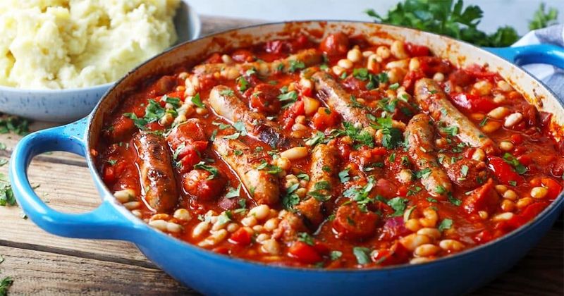 Sausage and Bean Casserole