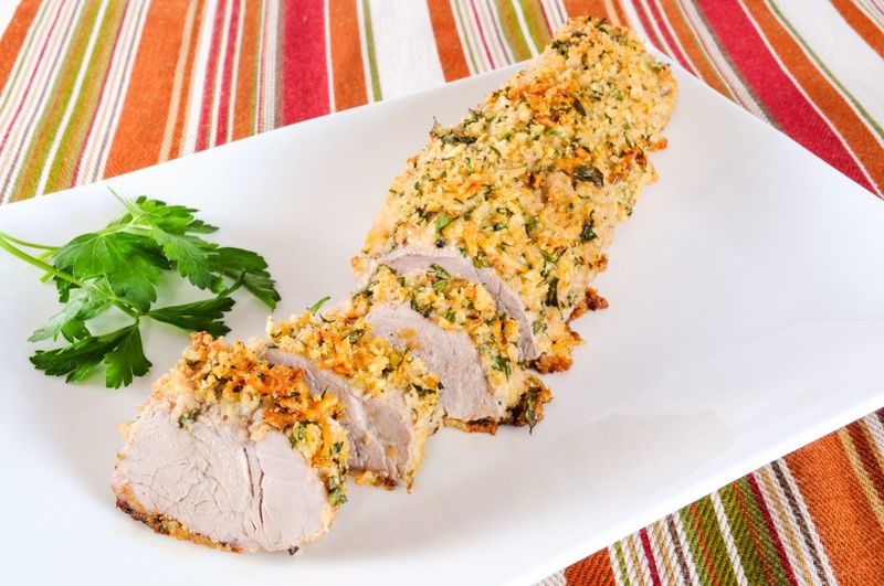 Mustard-Crusted Pork Tenderloin