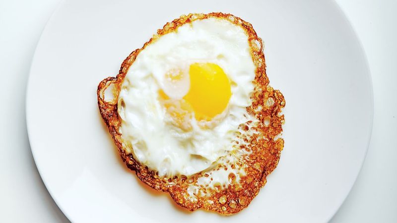 Crispy Edged Fried Eggs
