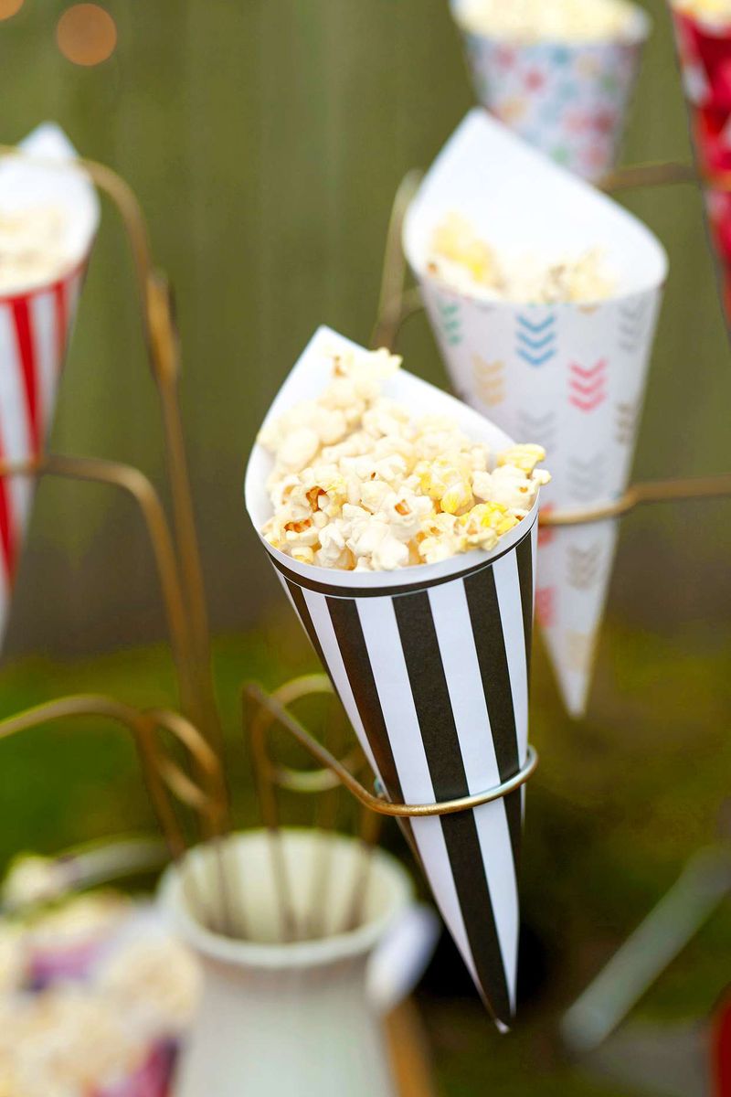 Popcorn Party Cones