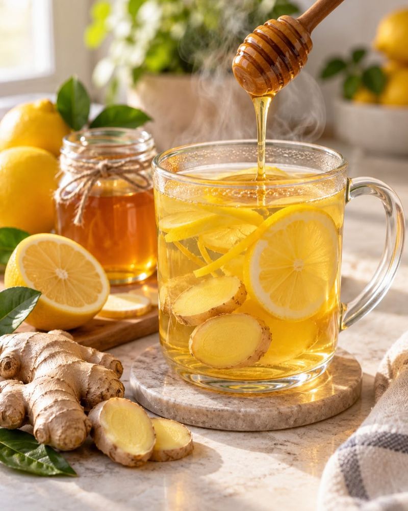 Soothing Honey Ginger Tea