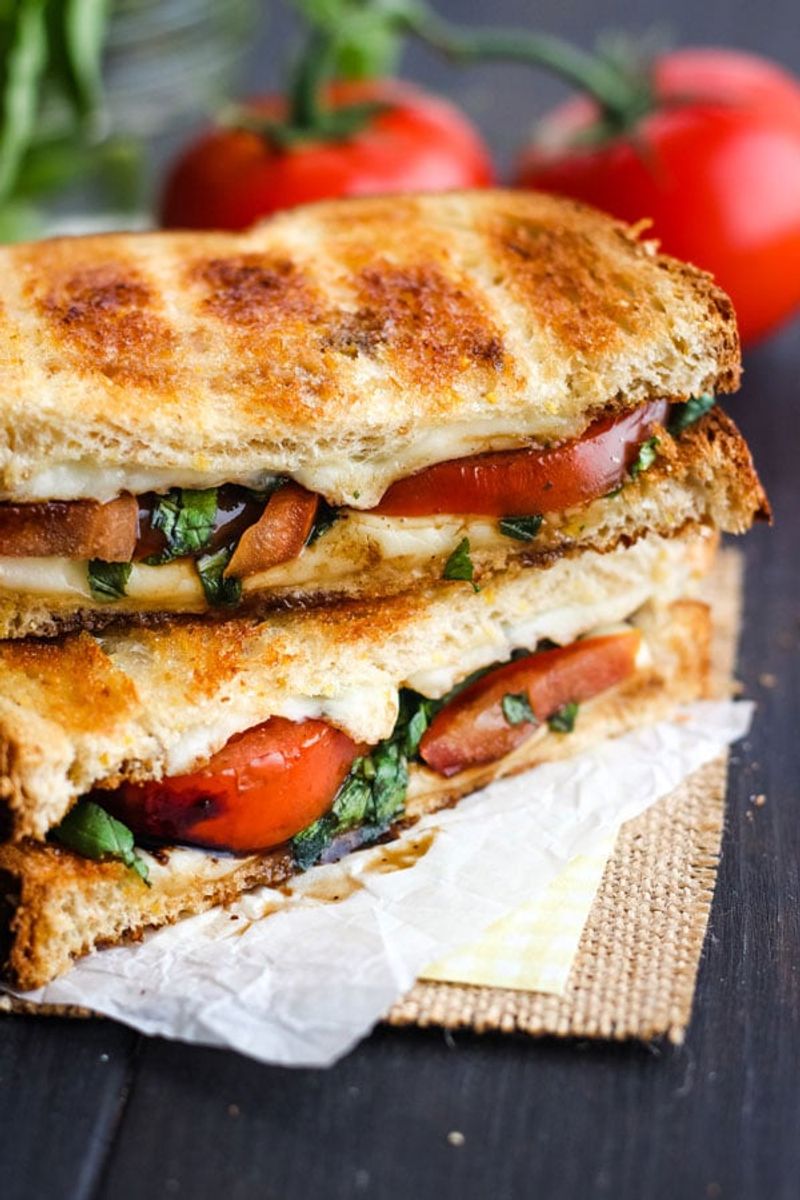 Tomato, Mozzarella, and Basil