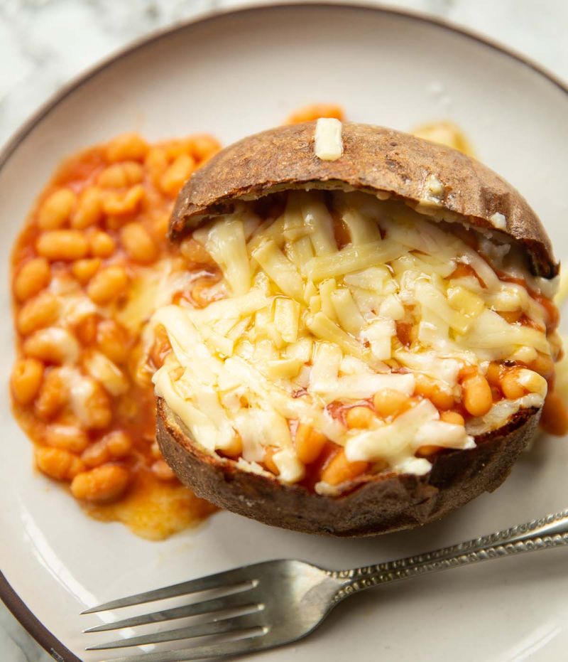 Cheesy Jacket Potatoes