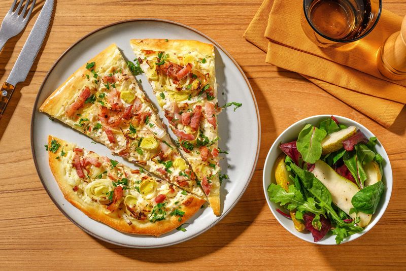 Leek and Bacon Flatbread