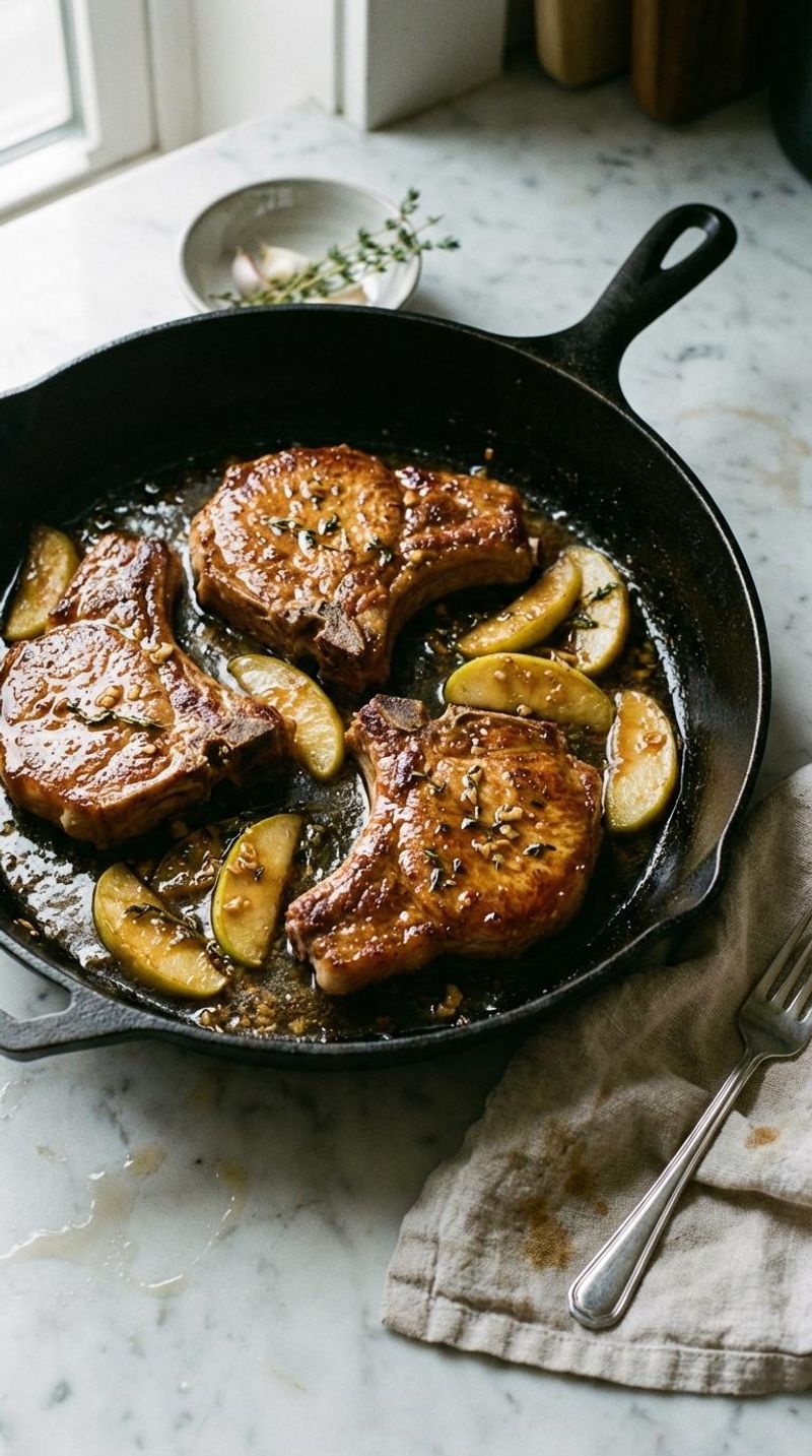 Pork Chops with Apple Glaze