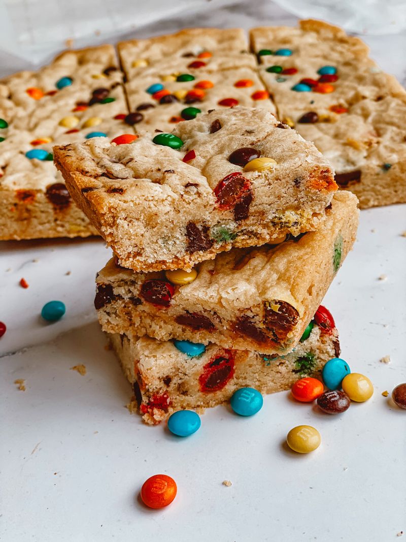 M&M Candy Blondies