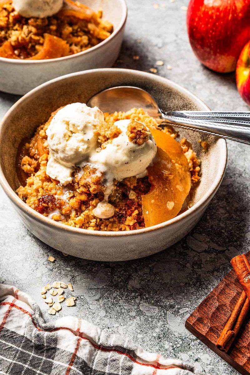 Mulling Spices in a Fruit Crumble