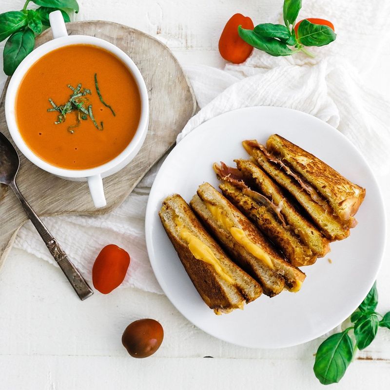 Tomato Soup and Grilled Cheese