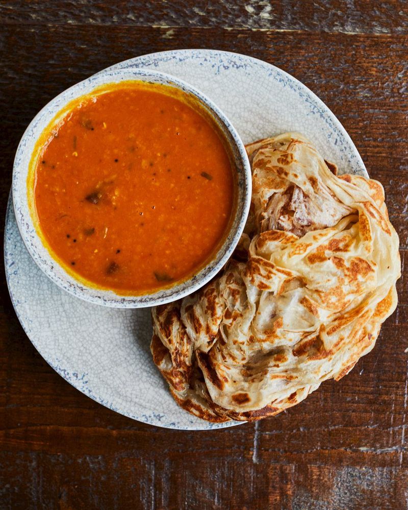 Roti Canai With Dhal