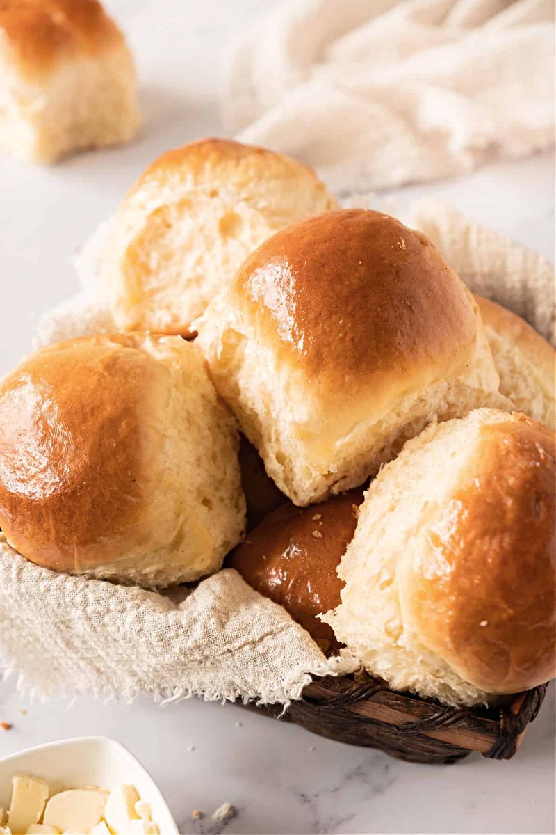 Warm Dinner Rolls