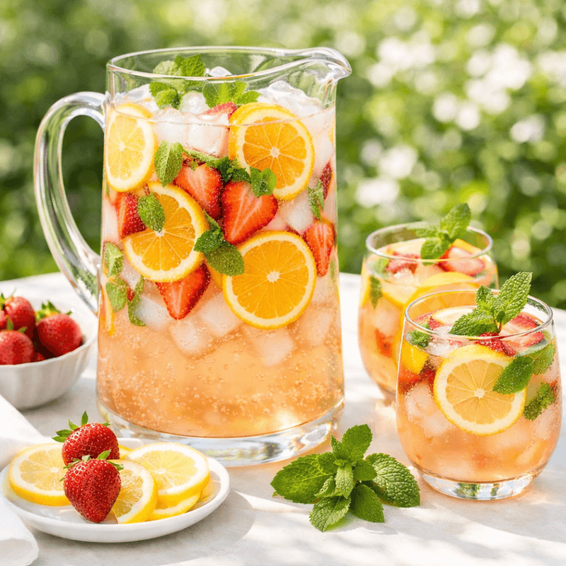 Fizzy Mocktail Pitcher