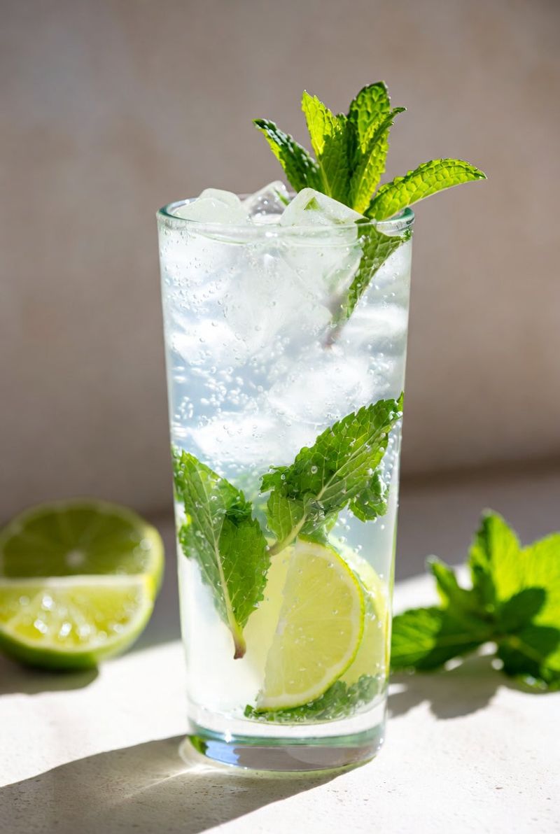 Sparkling Virgin Mojitos