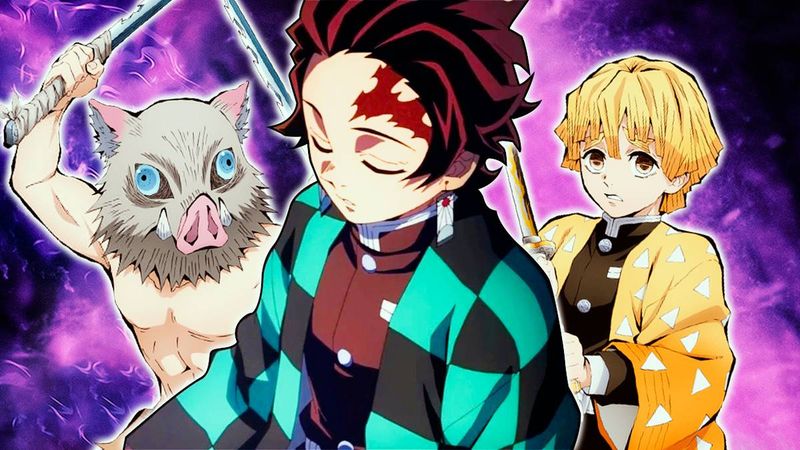 Courage Meets Chaos: Tanjiro, Zenitsu, and Inosuke