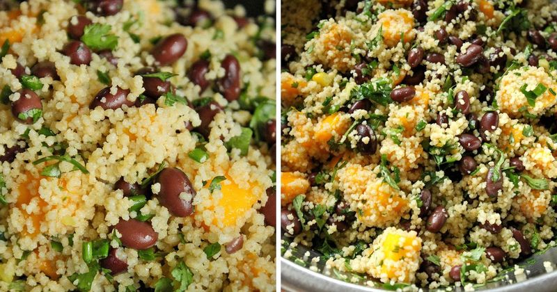Mango Black Bean Couscous