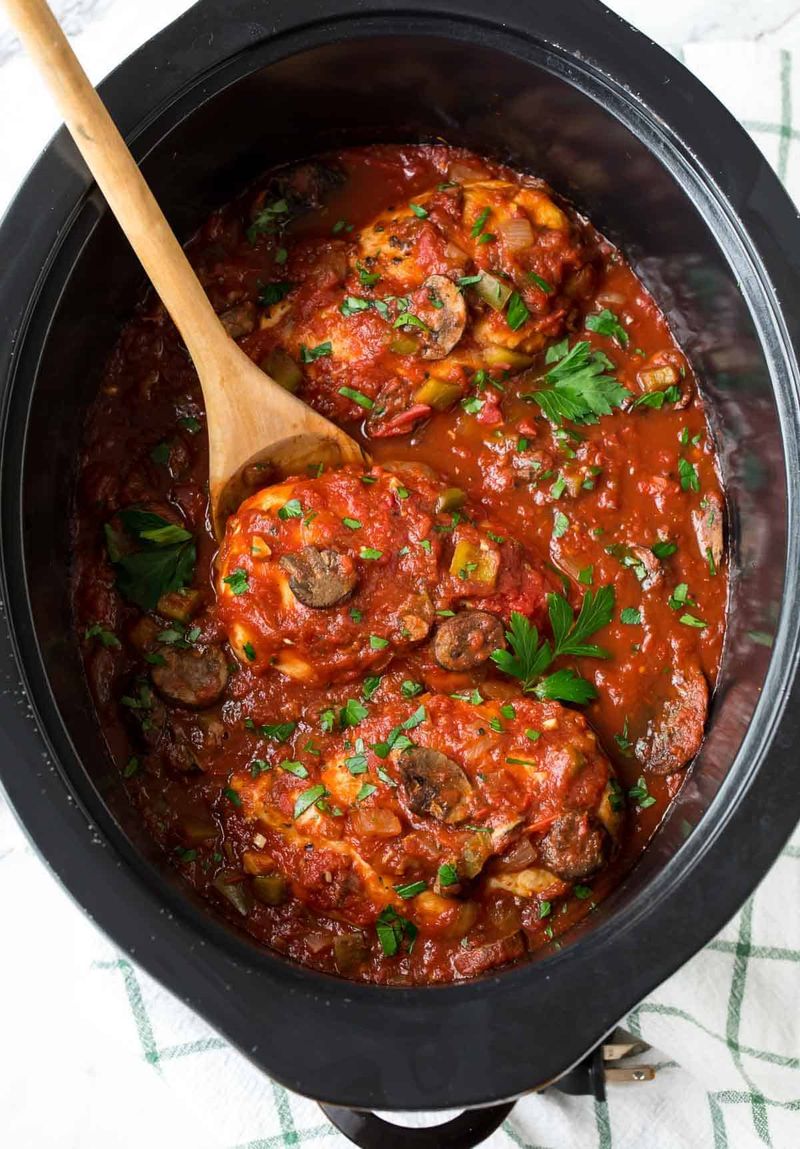 Rustic Chicken Cacciatore