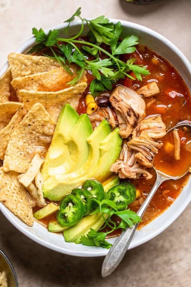 Spicy Chicken Tortilla Soup