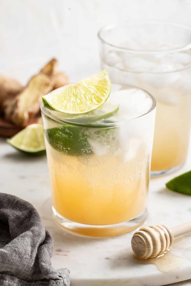 Sparkling Homemade Ginger Ale