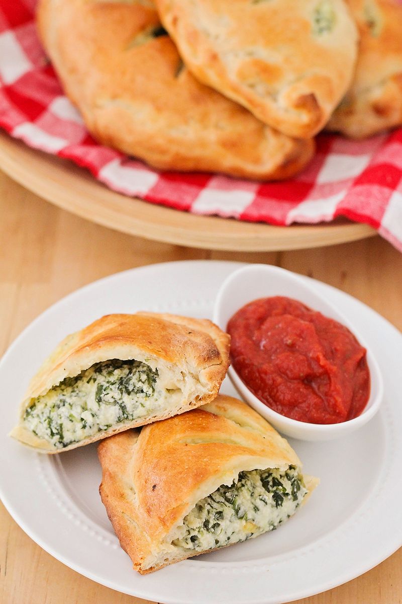 Spinach And Ricotta Calzones