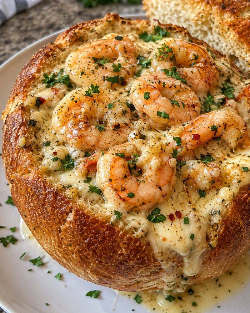 Garlic Butter Shrimp Scampi Dip