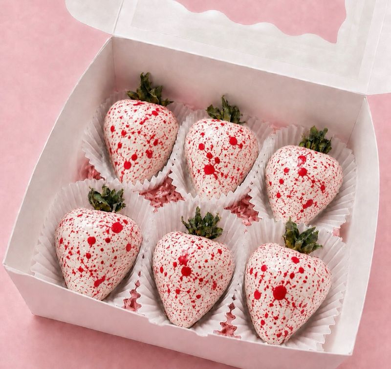 Gory Strawberry Hearts