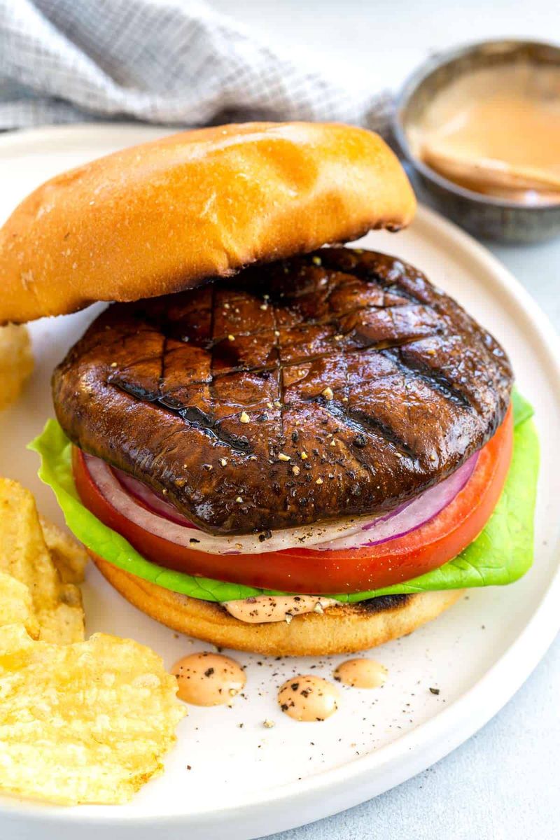 Portobello Burgers Worth Bragging About