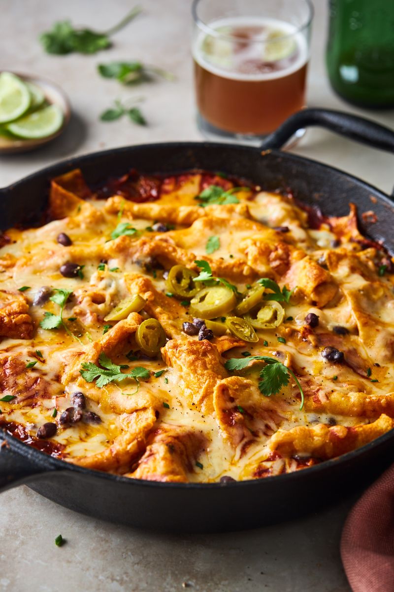Cheesy Enchilada Skillet