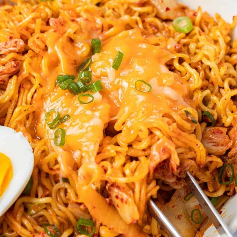 Kimchi Noodle Stir-Fry