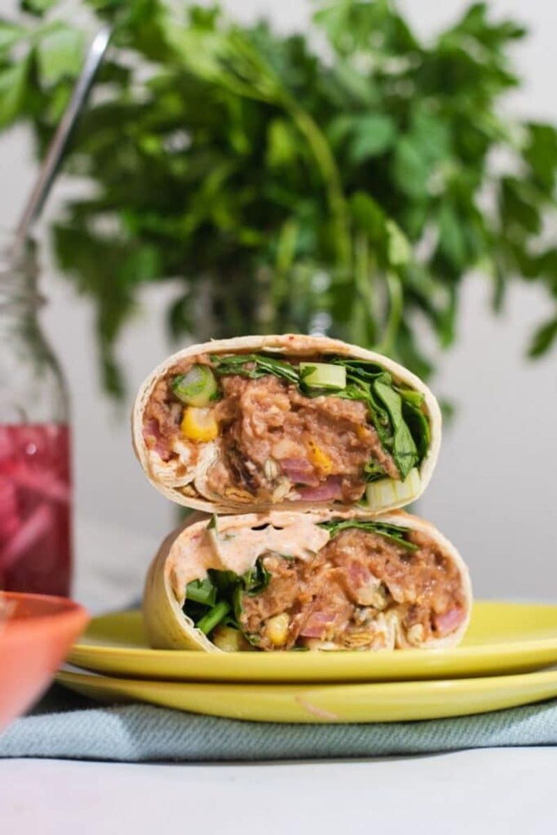 Crispy Vegan Pinto Bean Burrito