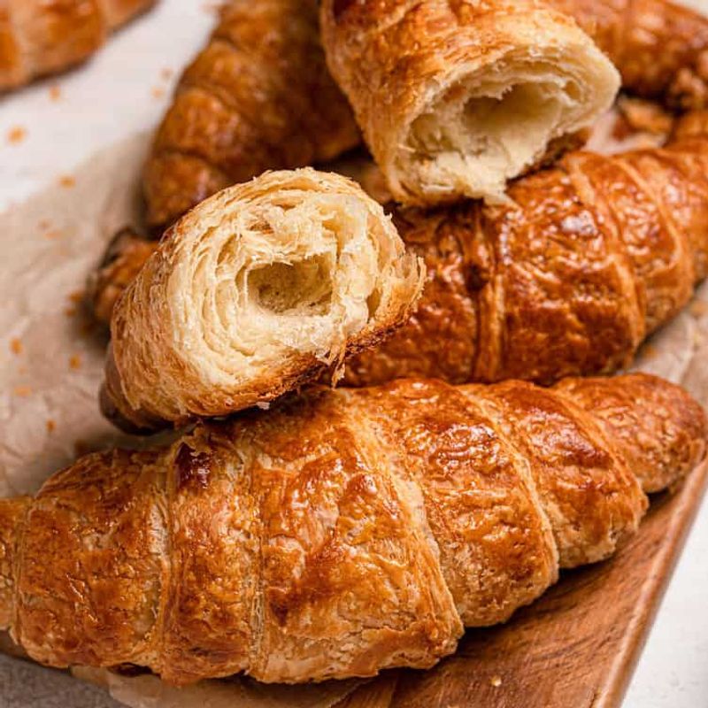 Flaky French Croissants