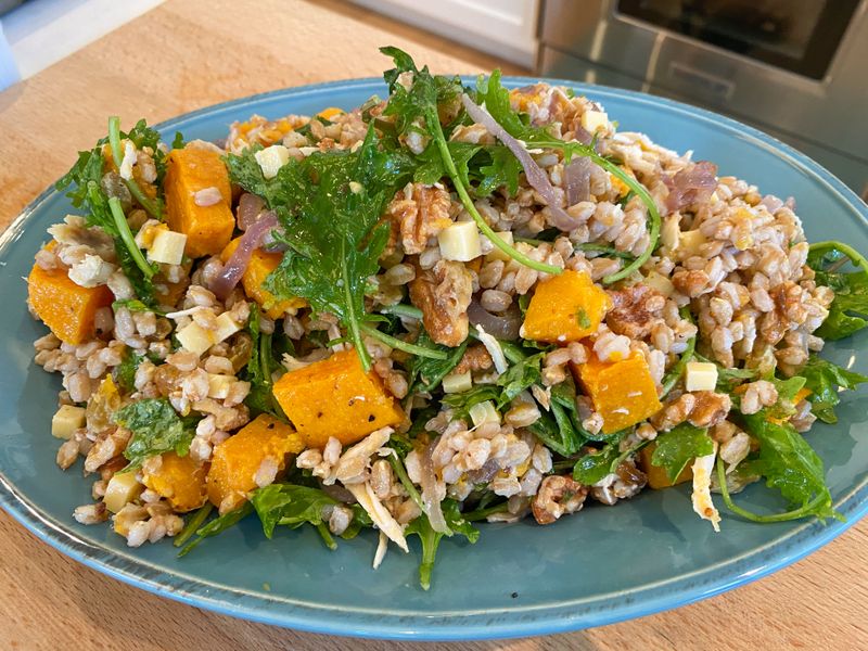 Farro and Turkey Harvest Salad