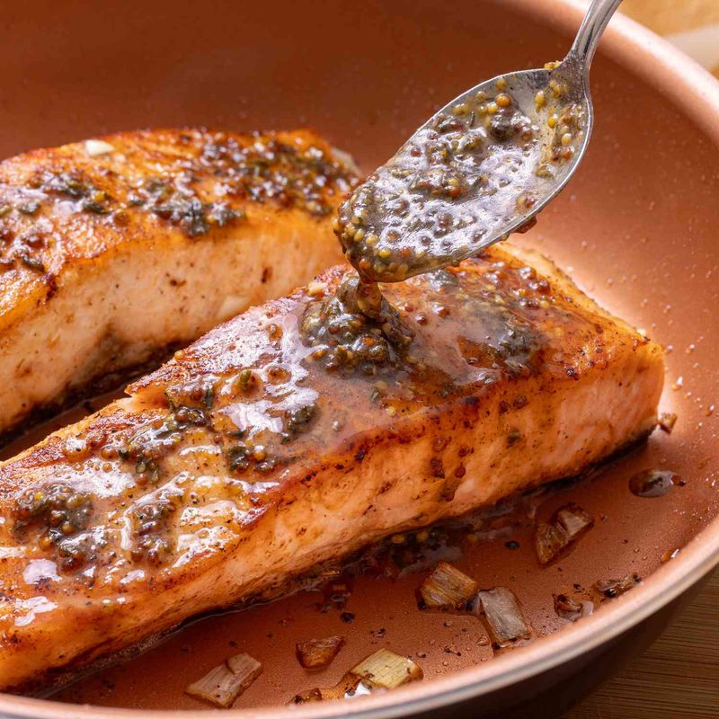 Apple Cider Glazed Salmon