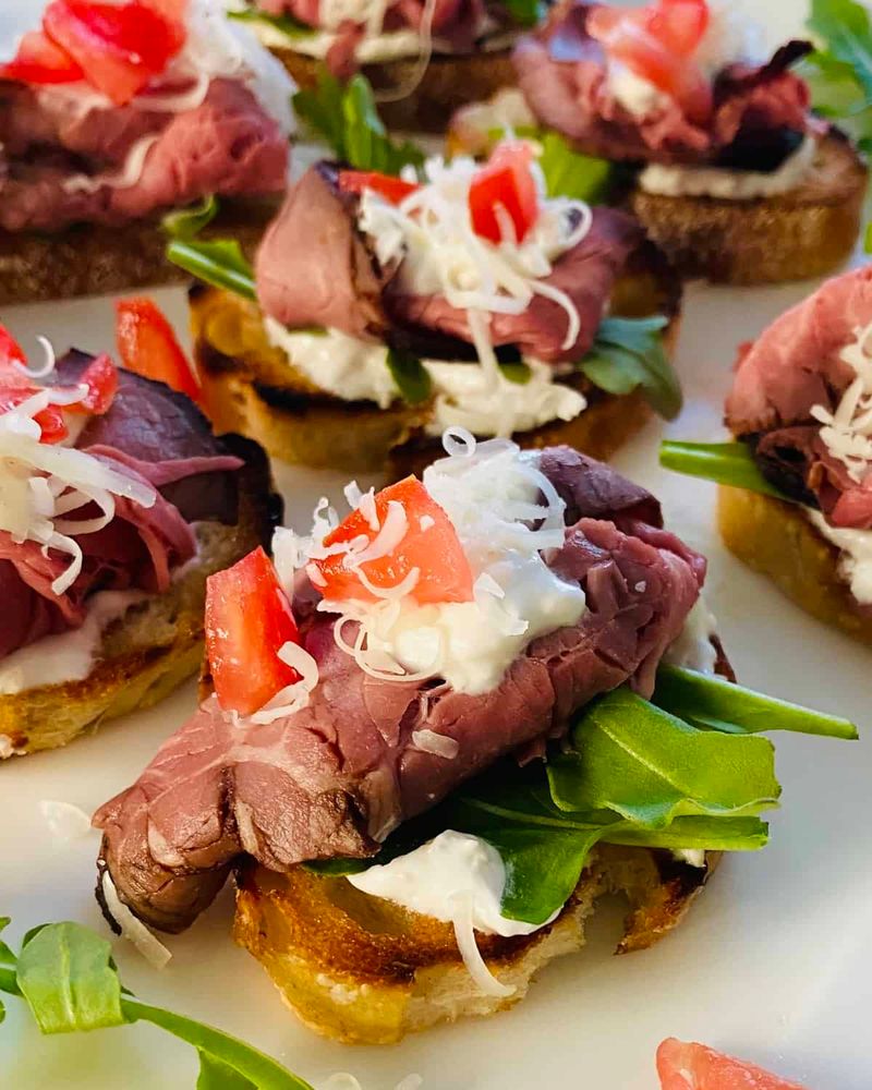 Roast Beef with Horseradish Cream