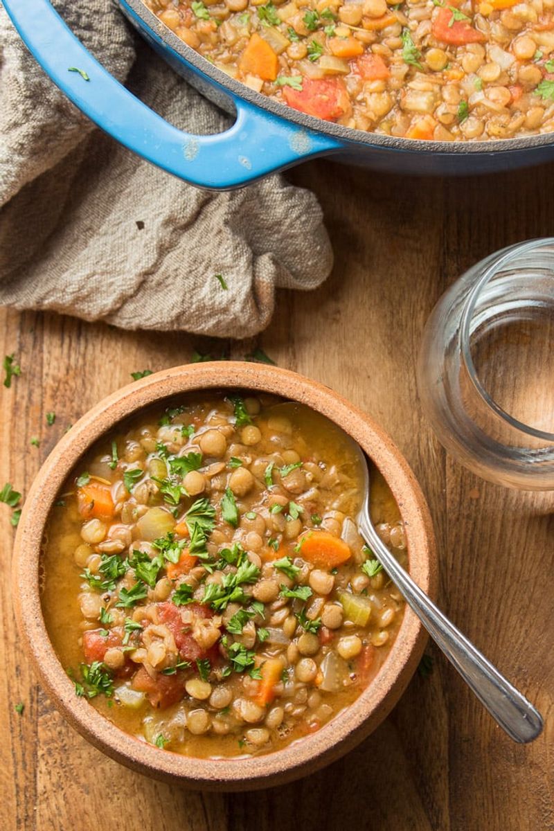 Lentils in the Pot