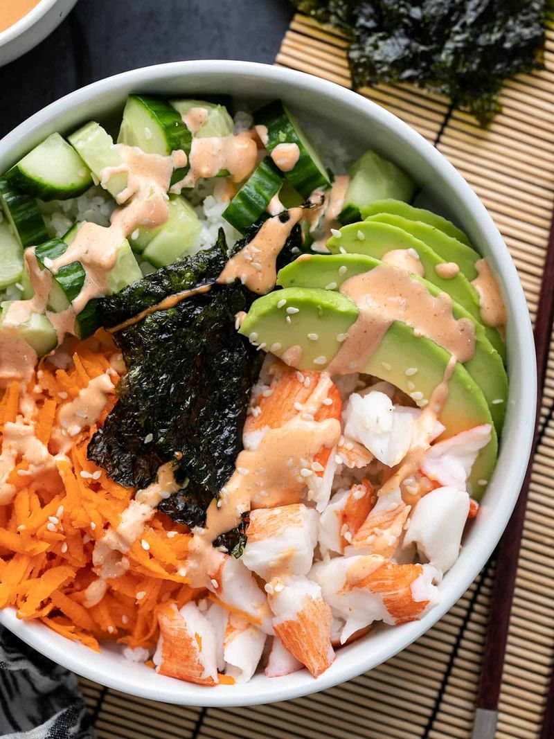 Cold Sushi Rice Bowl