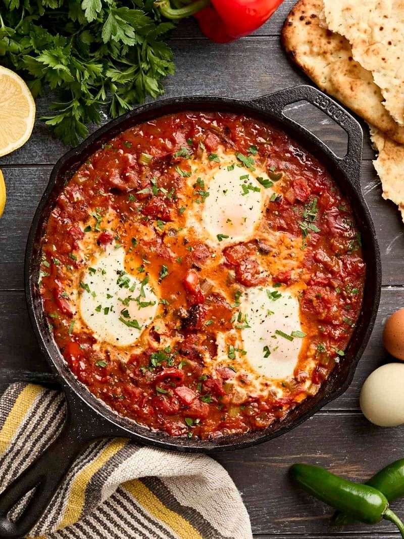 Israeli Shakshuka Skillet