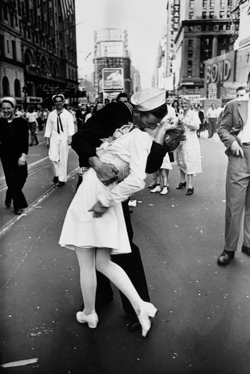 V-J Day in Times Square: Celebration With Complicated Context