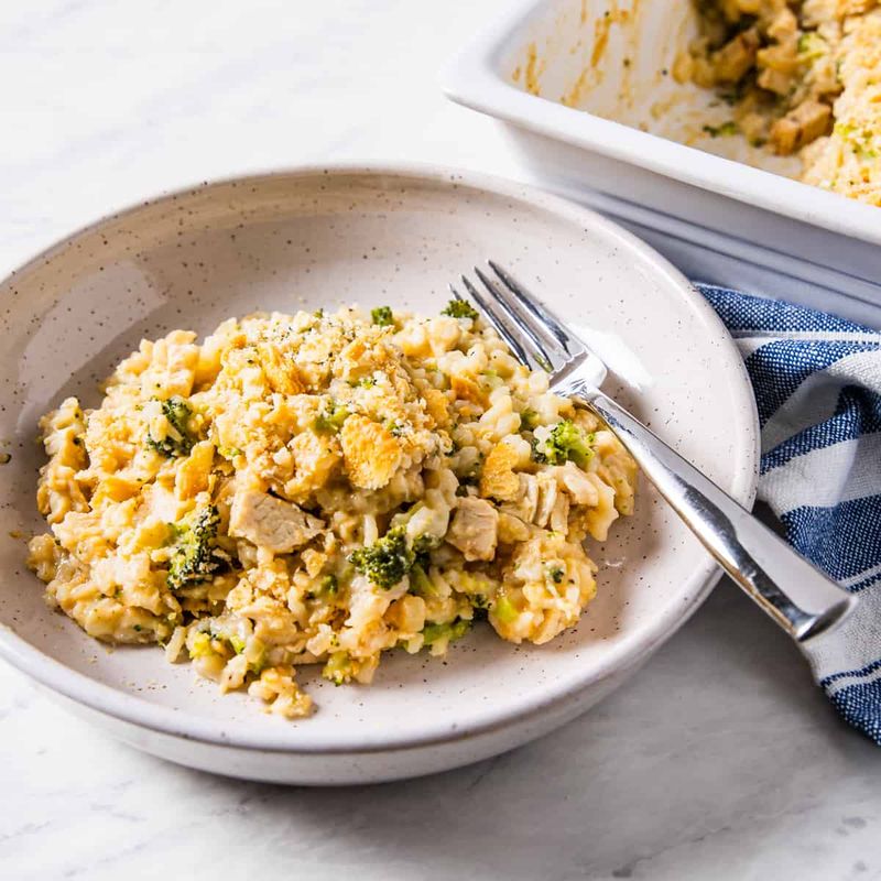 Southern Chicken and Rice Casserole