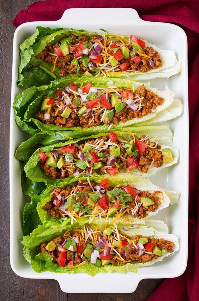 Turkey Taco Lettuce Boats