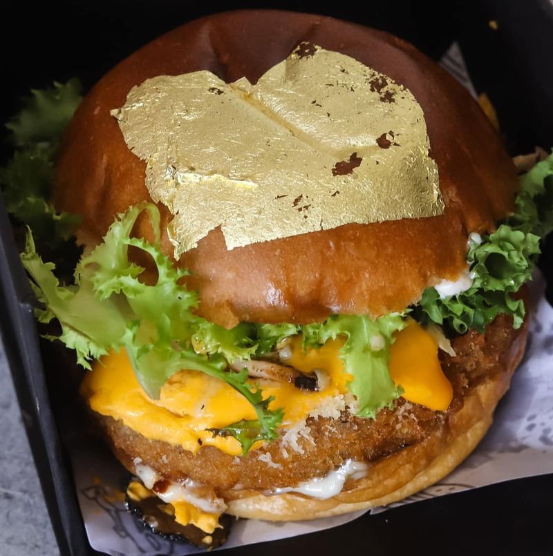 Gold Leaf Garnishes