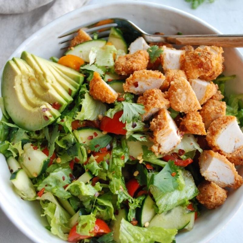 Chicken Nugget Salad