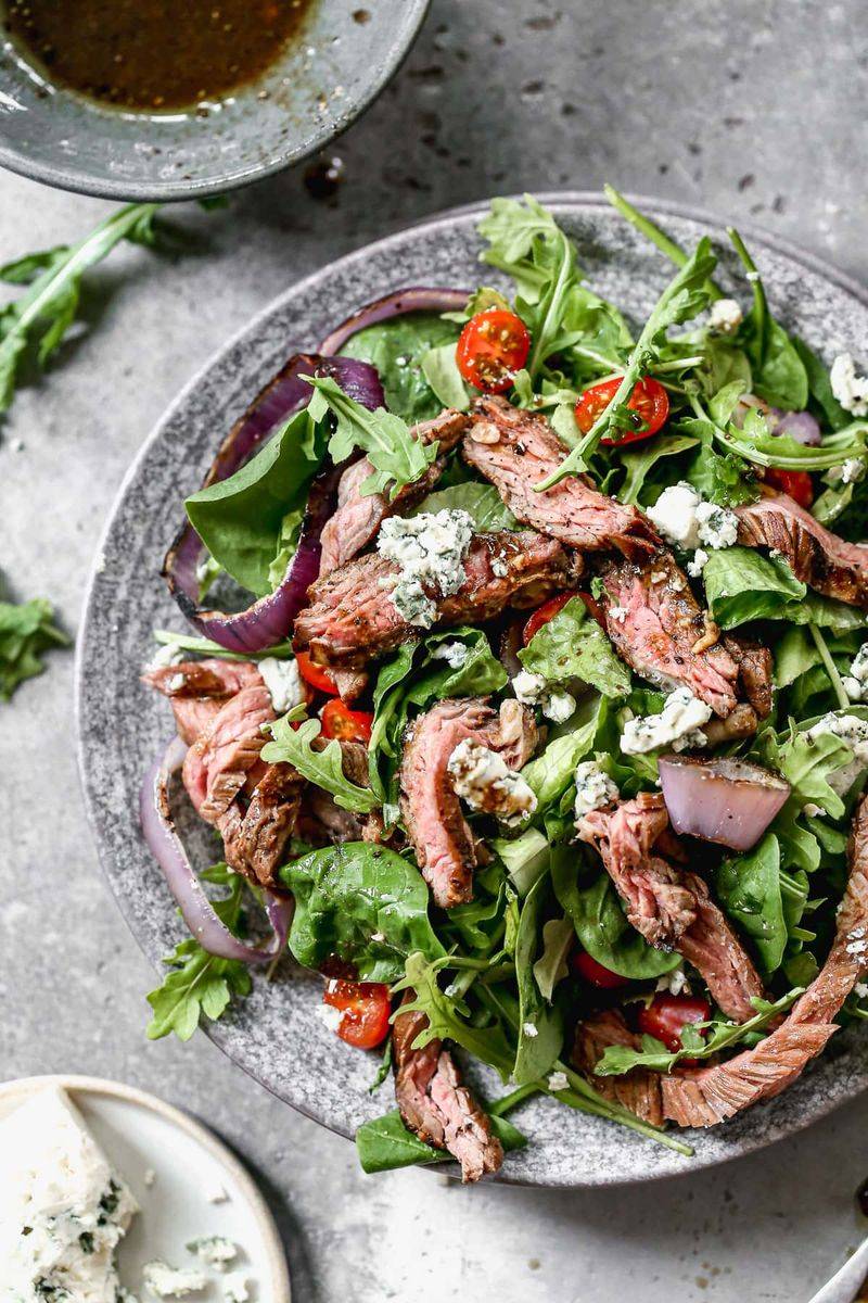 Steak and Blue Cheese Salad